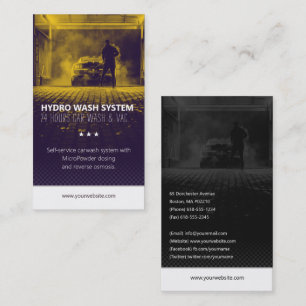 Handwaschanlagen   Autowaschen Visitenkarte