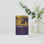 Handwaschanlagen | Autowaschen Visitenkarte (Stehend Vorderseite)