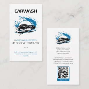 Handwaschanlagen Carwash Visitenkarte