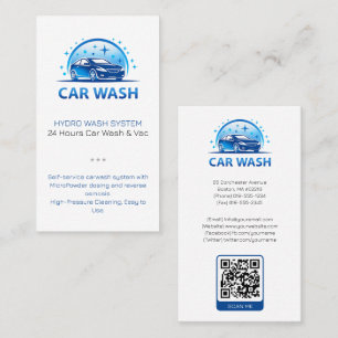 Handwaschanlagen Carwash Visitenkarte