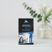 Handwaschanlagen | Kfz-Waschkarte Visitenkarte (Stehend Vorderseite)