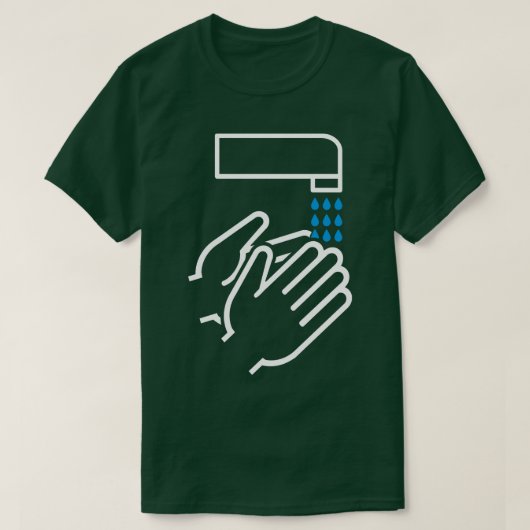 Handwäsche 1 T-Shirt (Design vorne)