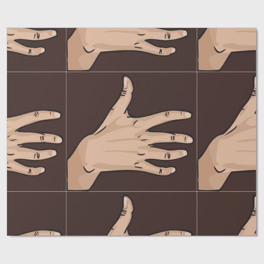 Handwaschpapier Geschenkpapier (Flach)