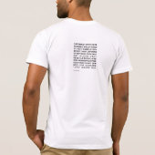 "HANDWASH WITH CARE" T-Shirt (Rückseite)