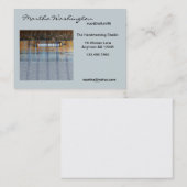 Handweaving Webstuhl Visitenkarte (Vorne/Hinten)