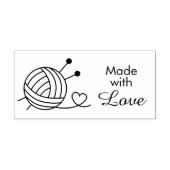 Handwerk aus Spinngarn - mit Liebe Permastempel (Design)