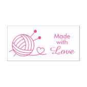 Handwerk aus Spinngarn - mit Liebe Permastempel (Design)