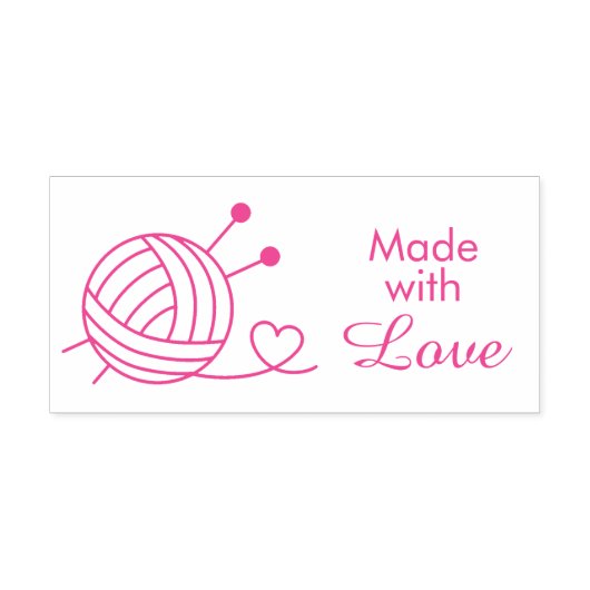 Handwerk aus Spinngarn - mit Liebe Permastempel (Design)