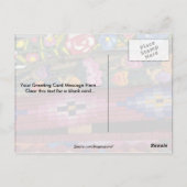 Handwerk, Chichicastenango, Guatemala Postkarte (Rückseite)