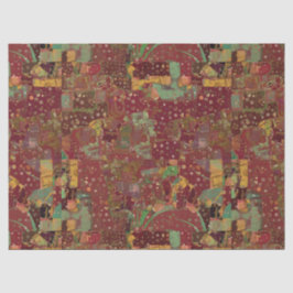 Handwerk Decoupage Boho Collagen-Muster-tiefe Rosa Seidenpapier