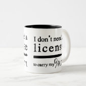 Handwerk der Häkelarbeit-Haken-Lizenz-9mm Zweifarbige Tasse (VorderseiteRechts)