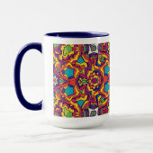 Handwerk Moroccan Mandala Coffee Mug Tasse (Links)