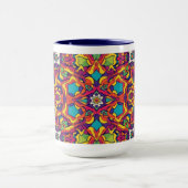 Handwerk Moroccan Mandala Coffee Mug Tasse (Zentrum)