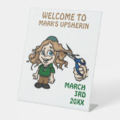 Handwerk Party liefert Geschirr-Zeichen Sockelschild (Vorderseite)