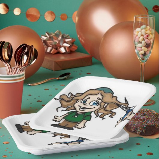 Handwerk Party liefert Tischlerware PapierPlatten Pappteller (Multi)