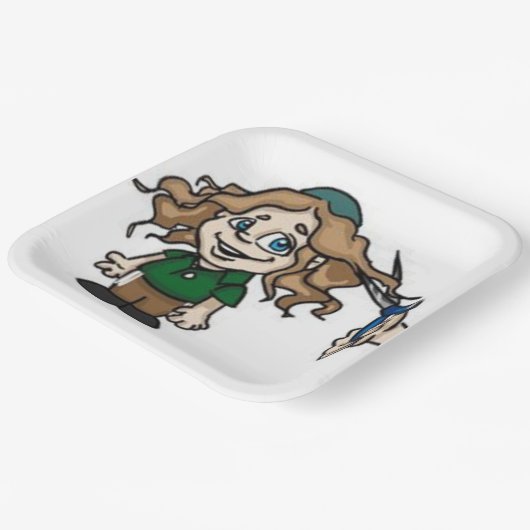 Handwerk Party liefert Tischlerware PapierPlatten Pappteller (Gewinkelt)