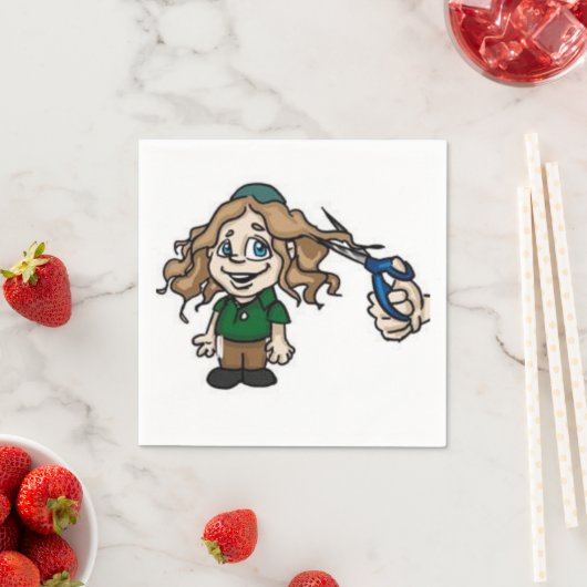 Handwerk Party versorgt Upsherin Party Servietten (Beispiel)