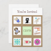 Handwerk, Sie sind eingeladen Einladung (Vorne/Hinten)