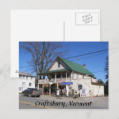 Handwerk, Vermont Postkarte (Vorne/Hinten)