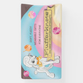 Handwerk zeigen Lamm-Schafe Stricken Häkelhaut Banner (Vertikal)