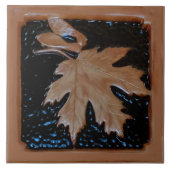 Handwerker Ahornblatt Tile Espresso Fliese (Vorderseite)