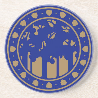 Handwerker-Art-Bäume Sandstein Untersetzer