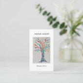 Handwerker Artist Business Visitenkarte (Stehend Vorderseite)