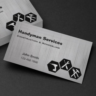 Handwerker Bauumbau Geschäftskarten Visitenkarte