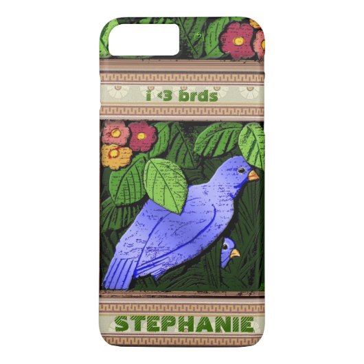 Handwerker Birds - Personalisiert Case-Mate iPhone Hülle (Rückseite)