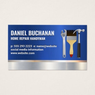 Handwerker   Blau Metallisch   Handwerkzeuge