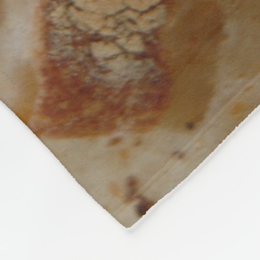 Handwerker-Brot-Scheiben Fleecedecke (Ecke)