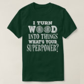 Handwerker Carpenter Woodworker Gift T-Shirt (Design vorne)