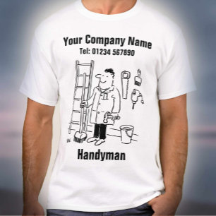 Handwerker Cartoon T-Shirt