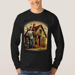 Handwerker DIY Zuhause Improvement Vater und Sohn T-Shirt