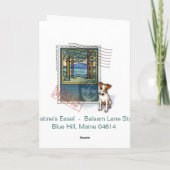 Handwerker-Engels-Weihnachten Feiertagskarte (Rückseite)