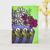 Handwerker (Freundschaftskarte) Karte (Gelbe Blume)