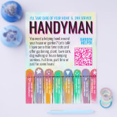 Handwerker-Gartenservice  Flyer (Einzeln)