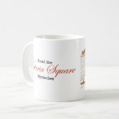 Handwerker Gasse-Victoria quadratische Tasse (Vorderseite Links)