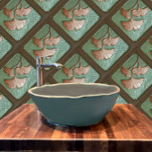 Handwerker Gingko Leaf Keramik Tile Fliese