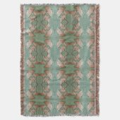Handwerker Gingko Throw Blanket Decke (Vorderseite Vertikal)