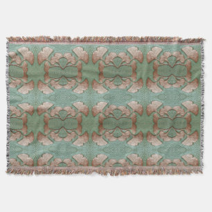 Handwerker Gingko Throw Blanket Decke
