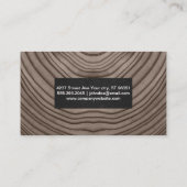 Handwerker Holz Hintergrund | Tools Visitenkarte (Rückseite)