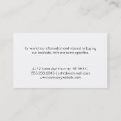 Handwerker | Holz III Visitenkarte (Rückseite)