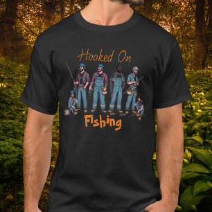 Handwerker/Hookober des Klempnerbetriebs/der Fisch T-Shirt