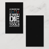 Handwerker Husband-Werkstatt für kostenintensive T Visitenkarte (Vorne/Hinten)