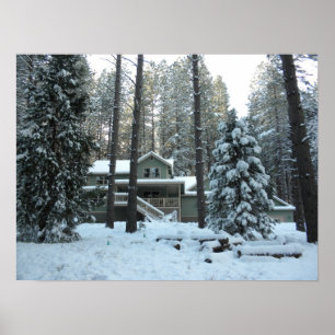 Handwerker in den Vorbergen Poster