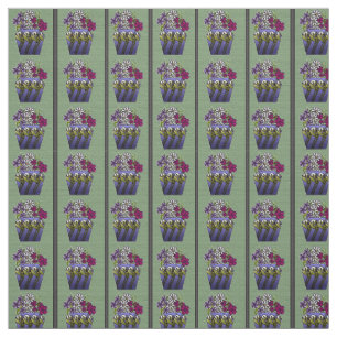 Handwerker-Lilien-Vase 147 cm Baumwoll-Twill  Stoff