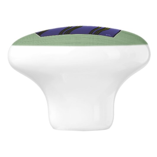 Handwerker Lily Vase Keramikknauf (Seitenansicht)