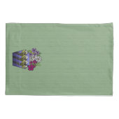 Handwerker Lily Vase Kissenbezug (Rückseite-Links)