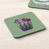 Handwerker Lily Vase Set 6 Getränkeuntersetzer (Linke Seite)